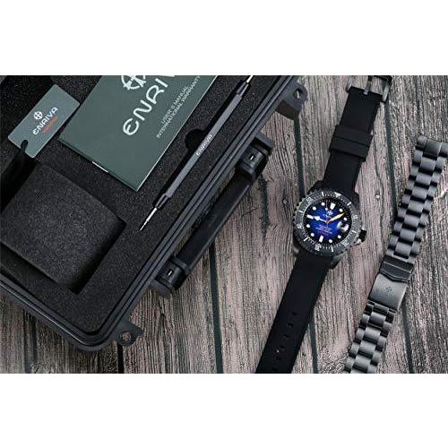 ENRIVA ダイバーズウォッチ 逆回転防止ベゼル(セラミック) 自動巻き 腕時計 日付表示 1000メートル専門防水 NH35 スポーツ ダイバーズウォッチ 逆回転防止ベゼル セラミック 自動巻き 腕時計 日付表示 1000メートル専門防水 NH35 スポーツ