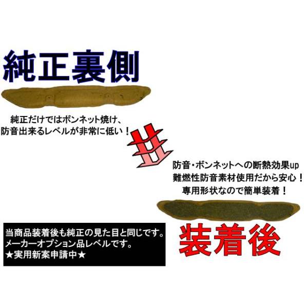 トヨタ エスティマ専用　エンジン防音断熱キット ACR50 GSR50 |  | 02