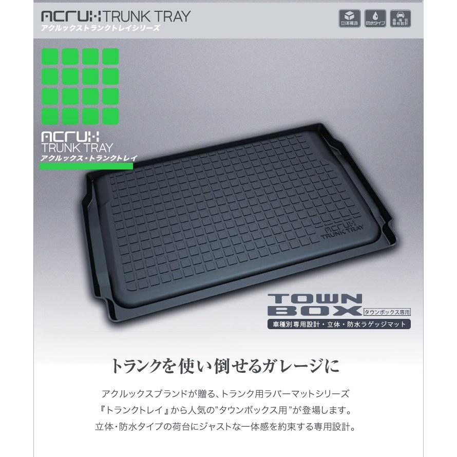 【ミツビシ】タウンボックス専用トランクトレイ H27/3月〜 DS17W（ラゲッジマット ラゲージトレイ カーゴマット トランクマット) |  | 01