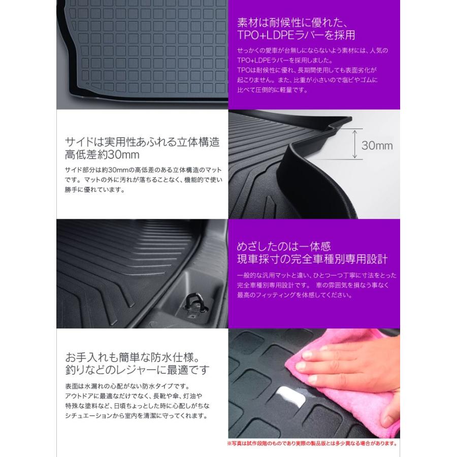 【マツダ】新型CX-5専用トランクトレイ H29/2月〜（ラゲッジマット ラゲージトレイ カーゴマット トランクマット) |  | 02
