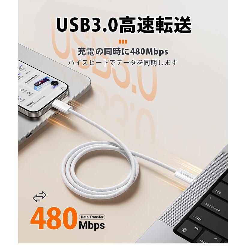 Type C-Type C PD タイプC 【0.25M/0.5M/1M/2M】 充電ケーブル 充電器 E-Markチップ 急速 PC ノートブック IPhone/Switch/Mac Book/iPad Pro/Android HUAWEI｜ab-store2｜13