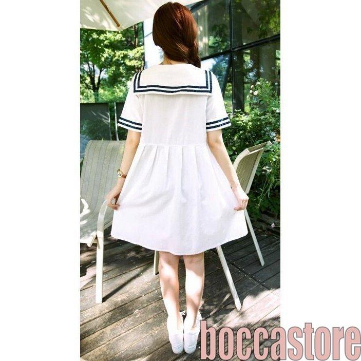 有名ブランド セーラー風ワンピース レディース少女マリンワンピ 海軍風 綿麻 森ガール ロリータ リボン コスチューム 海軍コスプレ 可愛い普段着 Karolinemedeiros Com Br