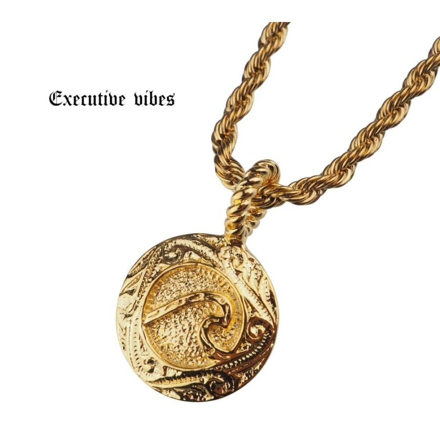 コイン ネックレス メンズ コインネックレス コイン メンズ ネックレス スクロール ウェーブ 24k K24 24金 ハワイアンジュエリー ハワイア Abalent 通販 Yahoo ショッピング