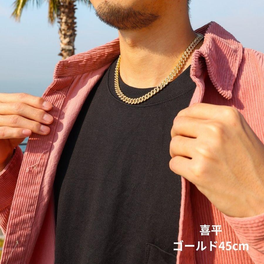 ネックレス メンズ チェーン CZ マイアミキューバン リンク HIP ネックレス メンズ チェーン CZ マイアミキューバン リンク HIP