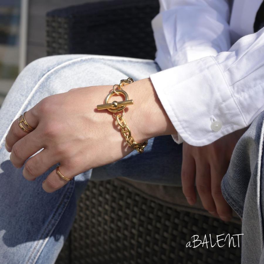 シルバー　ブレスレット　ゴールド　Palm angels Garden of Eden ガーデンオブエデン 18K ゴールド＆シルバー