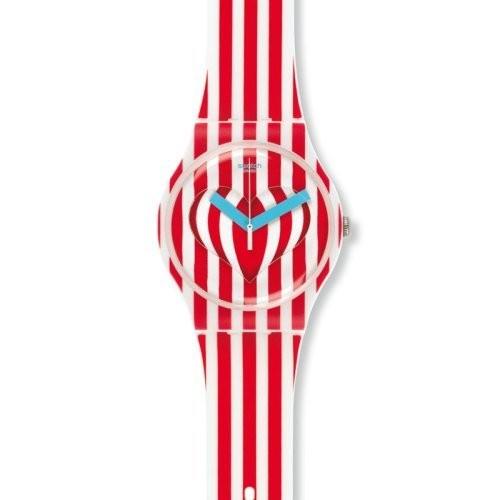 スウォッチSwatch Sweet Valentine Ladies Watch - Red