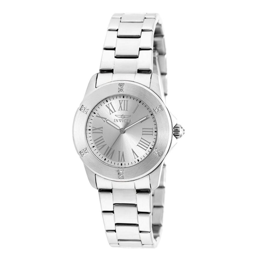 当季大流行 Invicta Women's Angel Quartz Watch with Stainless-Steel Strap, Silver, 18 (Model: 19255), VICTORIA (ヴィクトリア) 4b923856