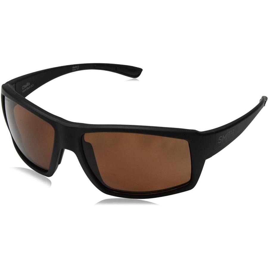 買い保障できる One Size Smith Challis ChromaPop+ Polarized Sunglasses, Matte Black, Copper Lens, ヒガシヒロシマシ baf15ac8