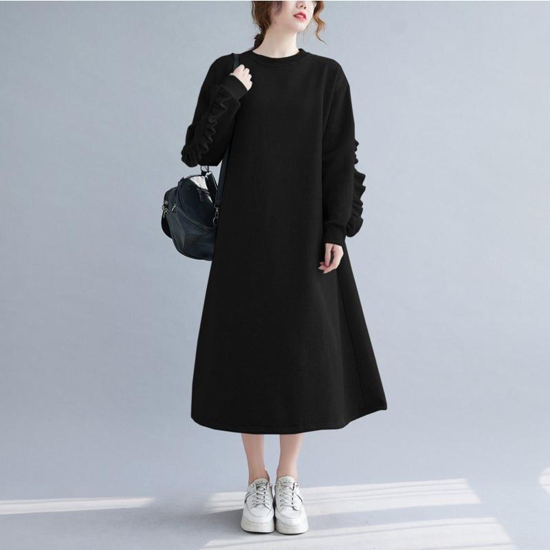 新春福袋22 マーメイドシルエットが女性らしいスウェットワンピース ロングワンピース プルオーバー ロング 長袖 その他スーツ フォーマル カラー グレー Www We Job Com