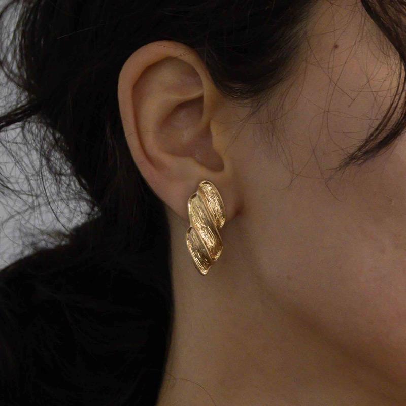 イヤリング イヤリング 20代 30代 40代 50代 大ぶり カジュアル ゴールド シルバー