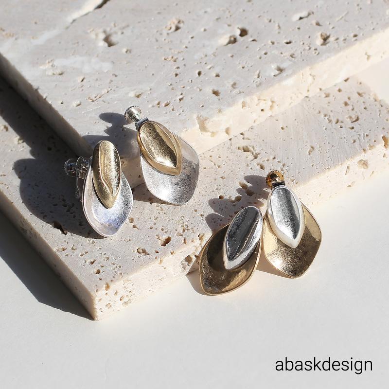 イヤリング 大ぶり カジュアル ゴールド 20代 30代 40代 50代 シルバー