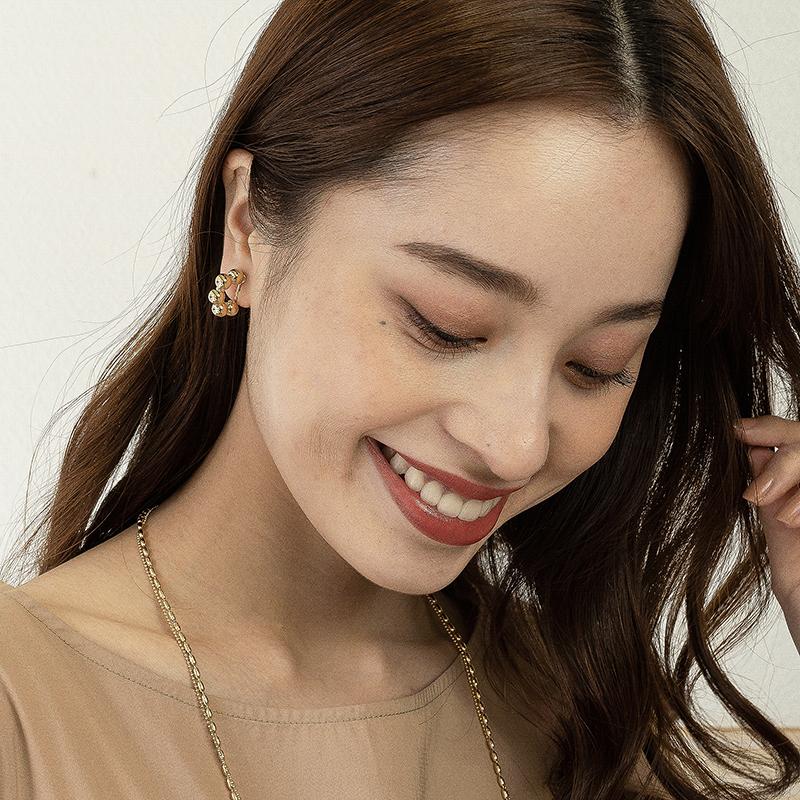 お手頃価格 イヤリング レディース おしゃれ シンプル ゴールド シルバー Ladys 代 30代 40代 50代 オシャレ ボールチェーン アクセ ギフト 女性 ネコポス便送料無料 Simbcity Net