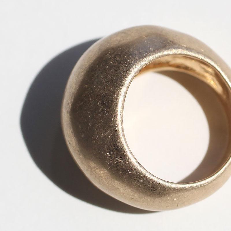 tさま専用バブルボリュームリング ヴィンテージ風ボリュームリング 指輪 レディース 太め 幅広 16号