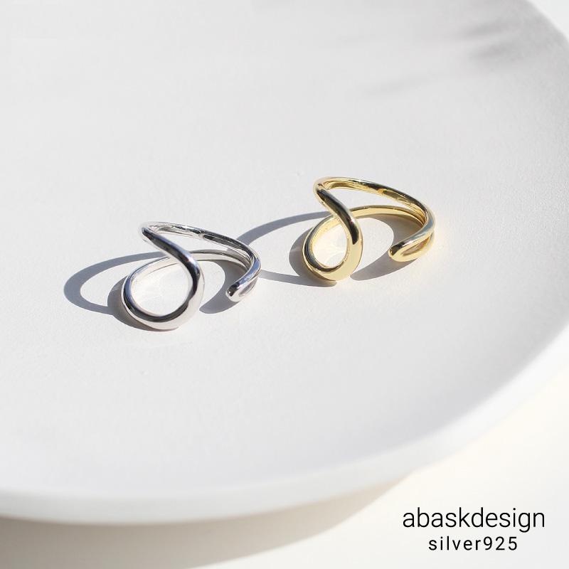 リング 指輪 シルバー925 レディース 大ぶり おしゃれ 20代 30代 40代 50代 シンプル オープン 金属アレルギー フリーサイズ ギフト 女性 1484 クリスマス | ブランド登録なし