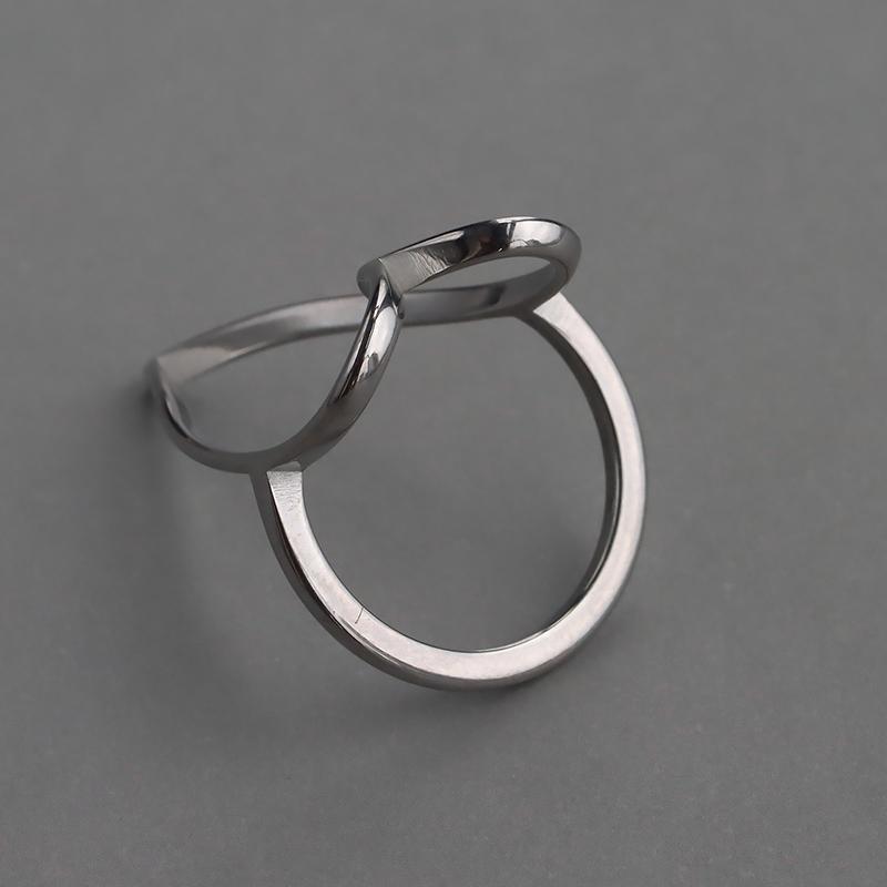 金属アレルギー対応 リングレディース ハートリング ハート ゴールド シルバー 11号 14号 16号 シンプル  サージカルステンレス 大きめ 指輪 | ブランド登録なし | 18