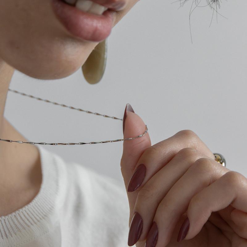 シルバー925 チェーンネックレス 華奢 ユニセックス silver925 金属アレルギー プレゼント レディース おしゃれ 20代 30代 40代 50代 | ブランド登録なし | 06