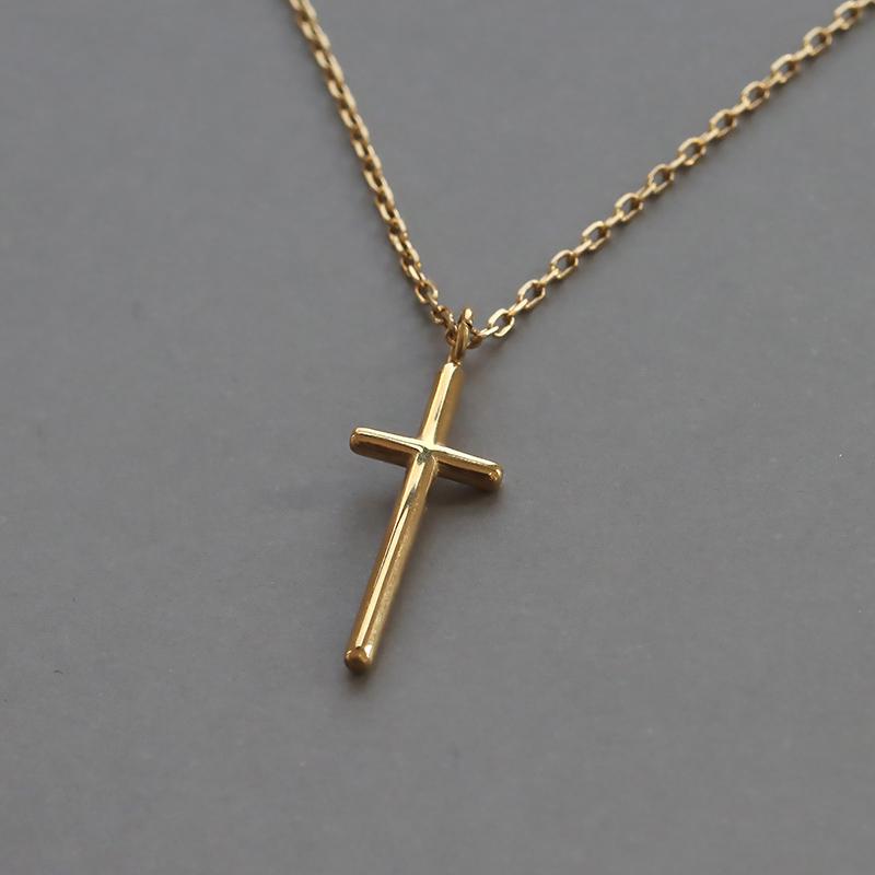 金属アレルギー対応 レディース クロスネックレス 50代 40代 30代 20代