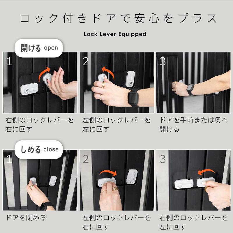 ペットサークル グレージュ 高さ60cm 10+door 【新品未使用開封済】② ペットサークル グレージュ 高さ60cm 10+door 【新品未使用開封済】②