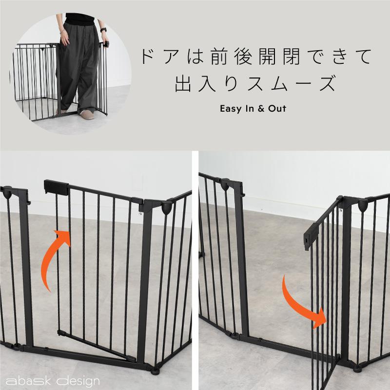 ペットサークル スチール製 8枚セット 高さ73.5cm 折りたたみ 犬用 中型犬 小型犬 おしゃれ レイアウト自由 ペットケージ 犬 |  | 14