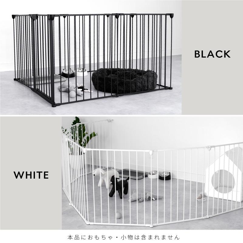 ペットサークル スチール製 8枚セット 高さ73.5cm 折りたたみ 犬用 中型犬 小型犬 おしゃれ レイアウト自由 ペットケージ 犬 |  | 01