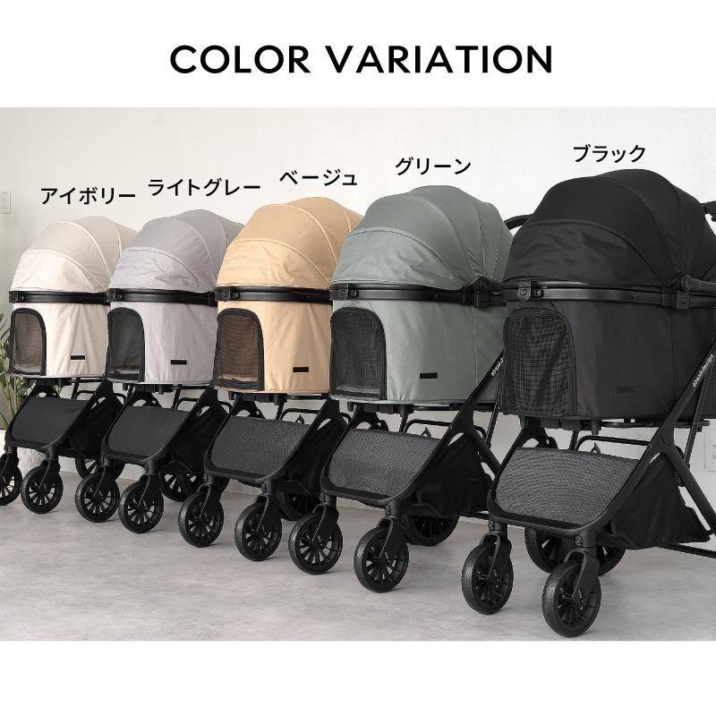 DuoCart 分離型 ペットカート 3WAY 折りたたみ 多頭対応 自立式 高級