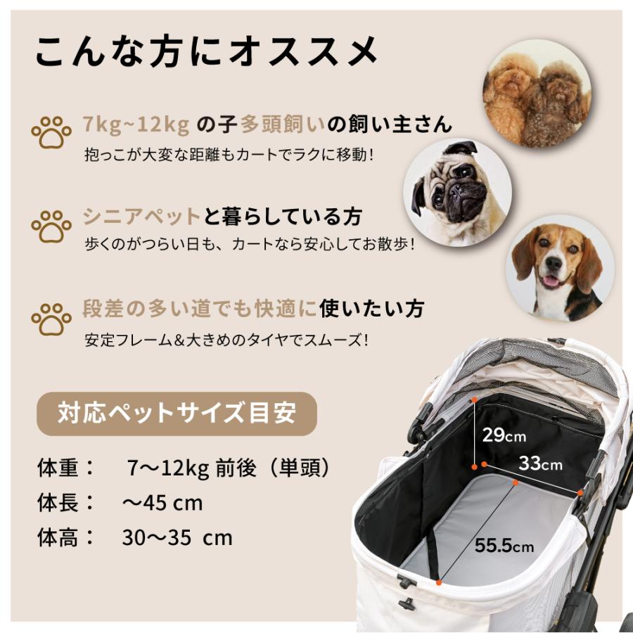 獣医師推奨【2025年新製品】SwiftCart 一体型用 ペットカート ペット