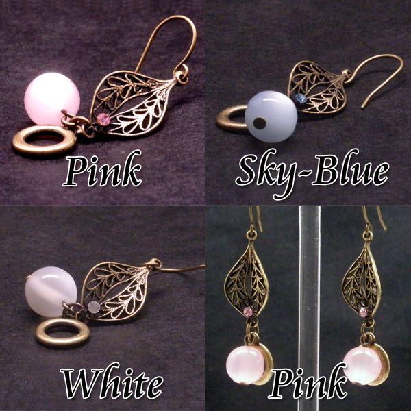 ビーズ可愛いエスニックアンティークピアス |  | 01