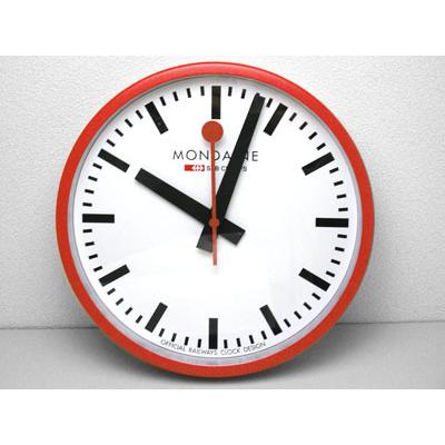モンディーン　MONDAINE　掛け時計 　25cm　A990　11SBC ウオールクロック 25cm レッド – MONDAINE JAPAN ONLINE STORE