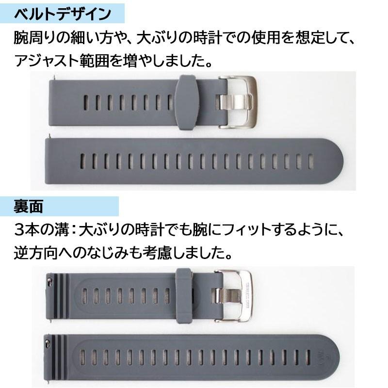 BAMBI（バンビ） 腕時計 ベルト 時計 バンド ウレタン 20mm 22mm