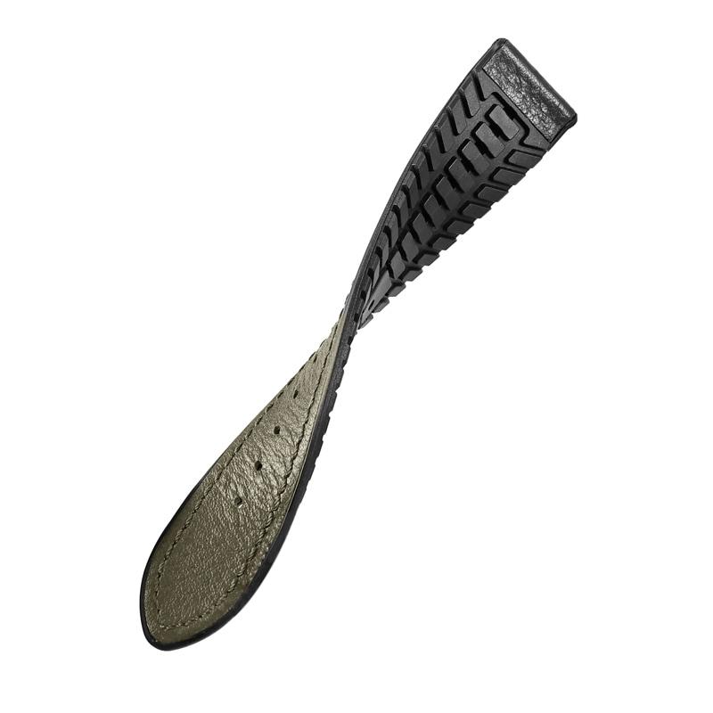 裏材ウレタン仕様 撥水加工 20mm 22mm 【穴あけ不可】腕時計 ベルト 時計 バンド BAMBI バンビ 牛革   型押し 革 交換 替えベルト ルビオン BKE171の画像