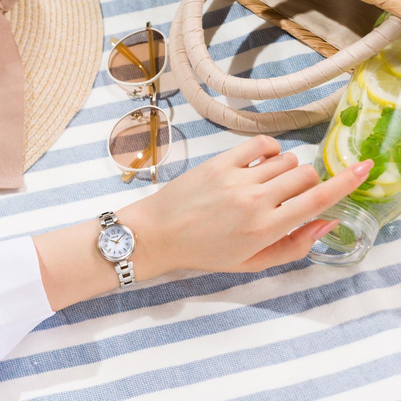 シチズン 腕時計 レディース wicca 電波時計 ウィッカ 時計 ソーラー