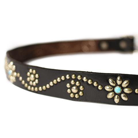 HTC Belt #125 1.25 Turquoise with End ブラック : Abbot