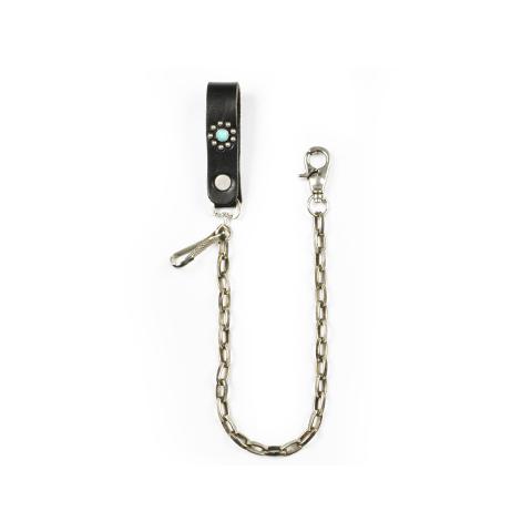 HTC（Hollywood Trading Company）HTC Wallet Chain #F Turquoise ブラック