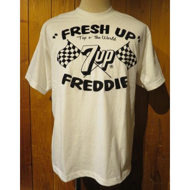 ジャクソンマティス（JACKSON MATISSE)  JACKSON MATISSE × 7UP「FRESH UP」 Tee  ホワイト  M/Lサイズ｜abbot-fukuoka