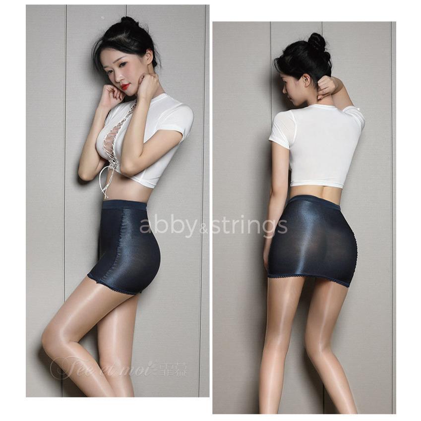 【午前購入 当日発送】【送料無料】高密度 超光沢 セクシータイトスカート（ 黒 白 銀 赤 深青 ）0404 コスプレ フリー レッグウェア ミニスカ |  | 19