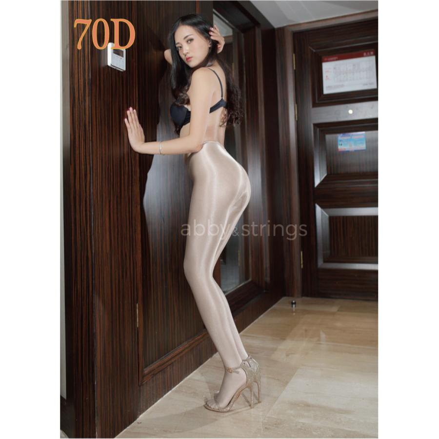 【午前購入 当日発送】【送料無料】70D 光沢 ストッキング タイツ ハイライト ダンスソックス ( 肌 黒 灰 薄灰 ) 0808 コスプレ フリーサイズ |  | 14