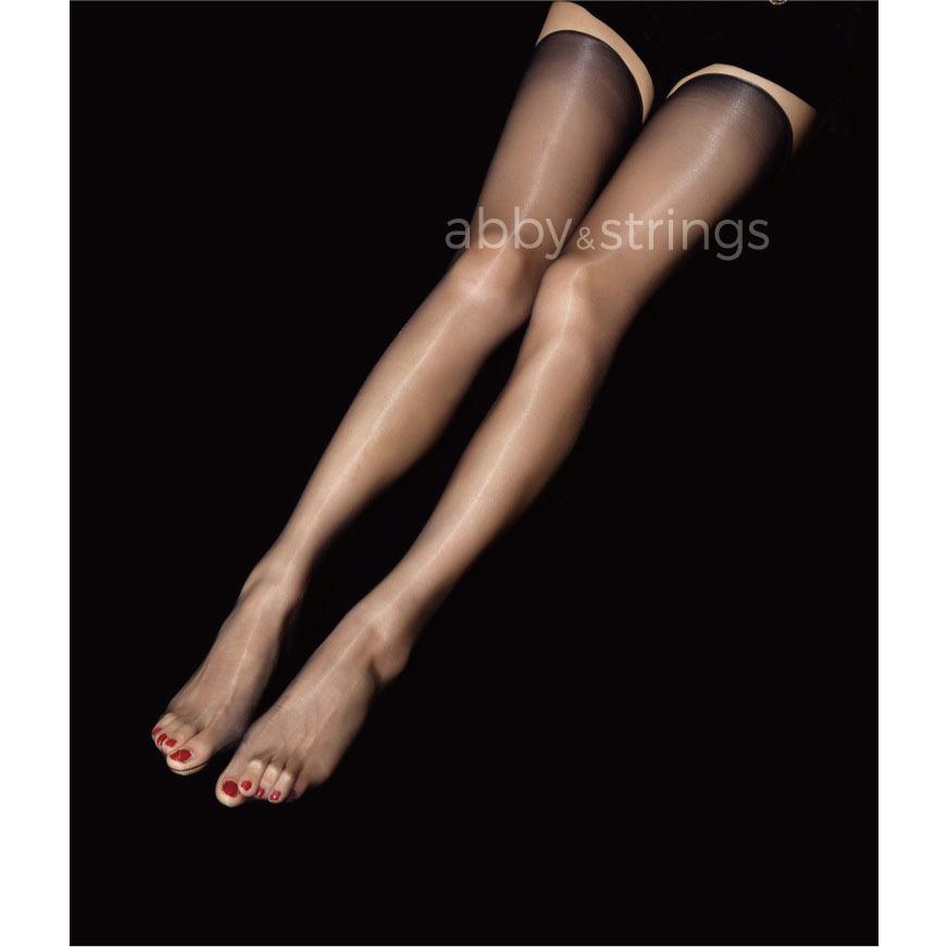 【午前購入 当日出荷】【送料無料】1D超光沢高密度ニーハイ ストッキング (黒 肌 白 珈琲 赤 ) 0918 |  | 07