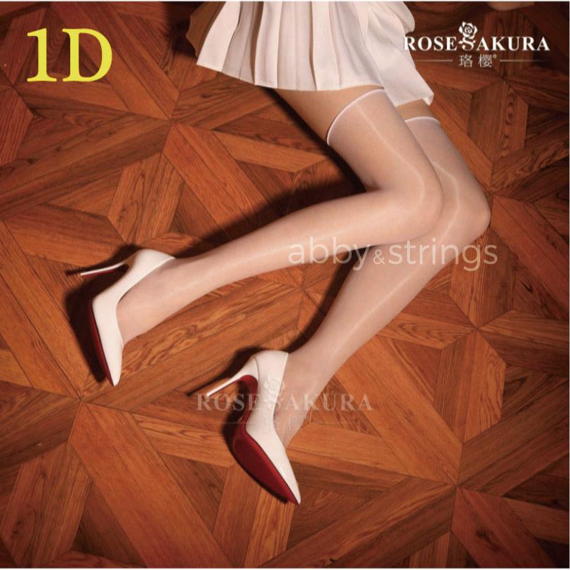 【午前購入 当日出荷】【送料無料】1D超光沢高密度ニーハイ ストッキング (黒 肌 白 珈琲 赤 ) 0918 |  | 12