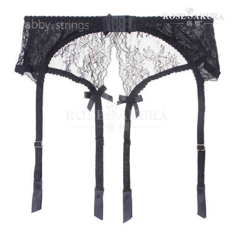 【午前購入 当日発送】【送料無料】ストッキング用ガーターベルトセクシーランジェリー（黒・白・肌）コスプレ Mサイズ |  | 04