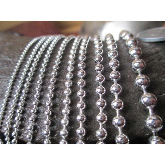 イタリア製 Silver925 シルバーチェーン 2mm 50cm 5.8g *bead200｜abc-925｜05