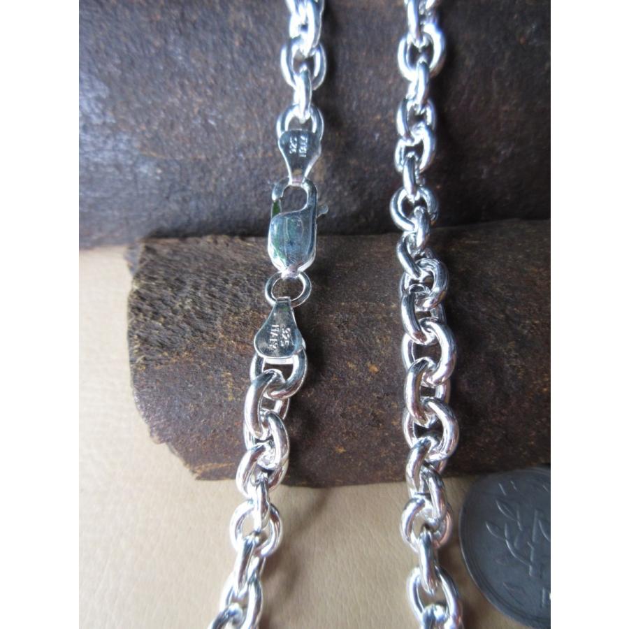 イタリア製 Silver925 シルバーチェーン 6.8mm 60cm 60.8g *R180 : ABC