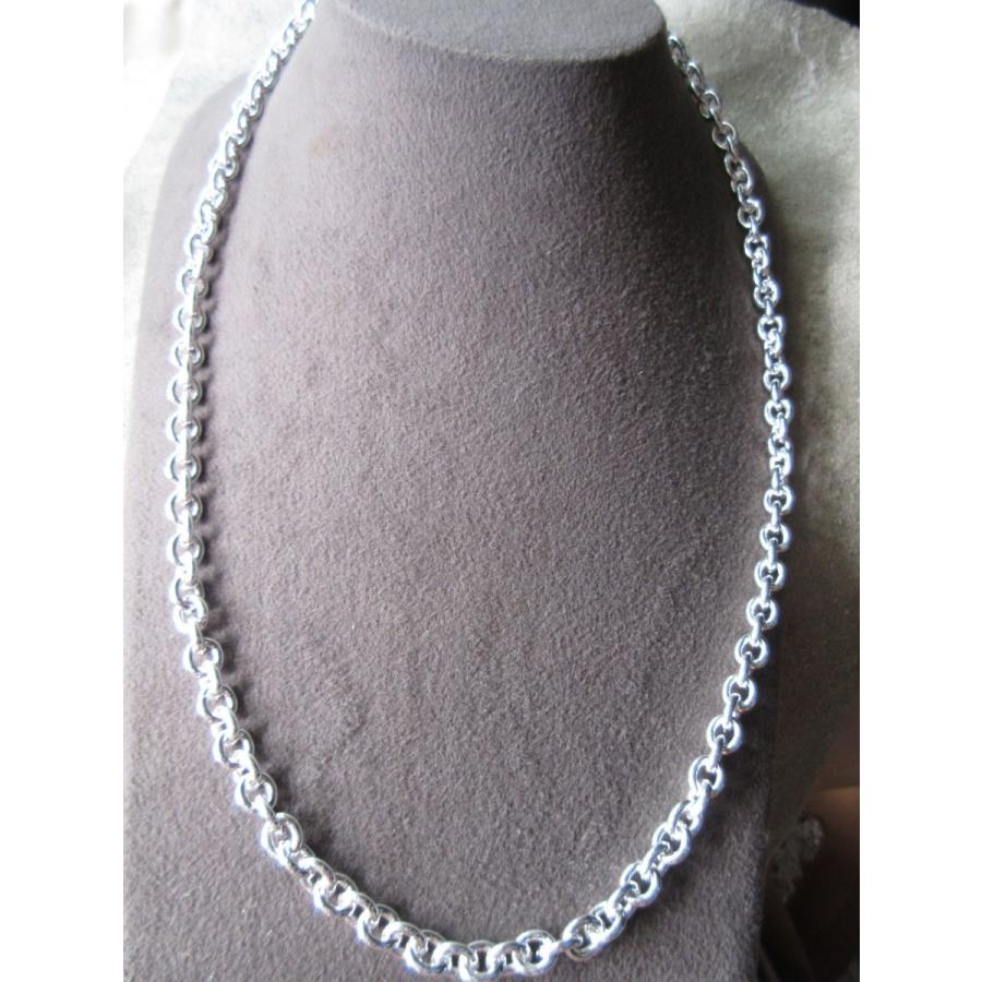 イタリア製 Silver925 シルバーチェーン 6.8mm 60cm 60.8g *R180 : ABC