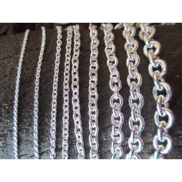 イタリア製 Silver925 シルバーチェーン 6.8mm 60cm 60.8g *R180 : ABC