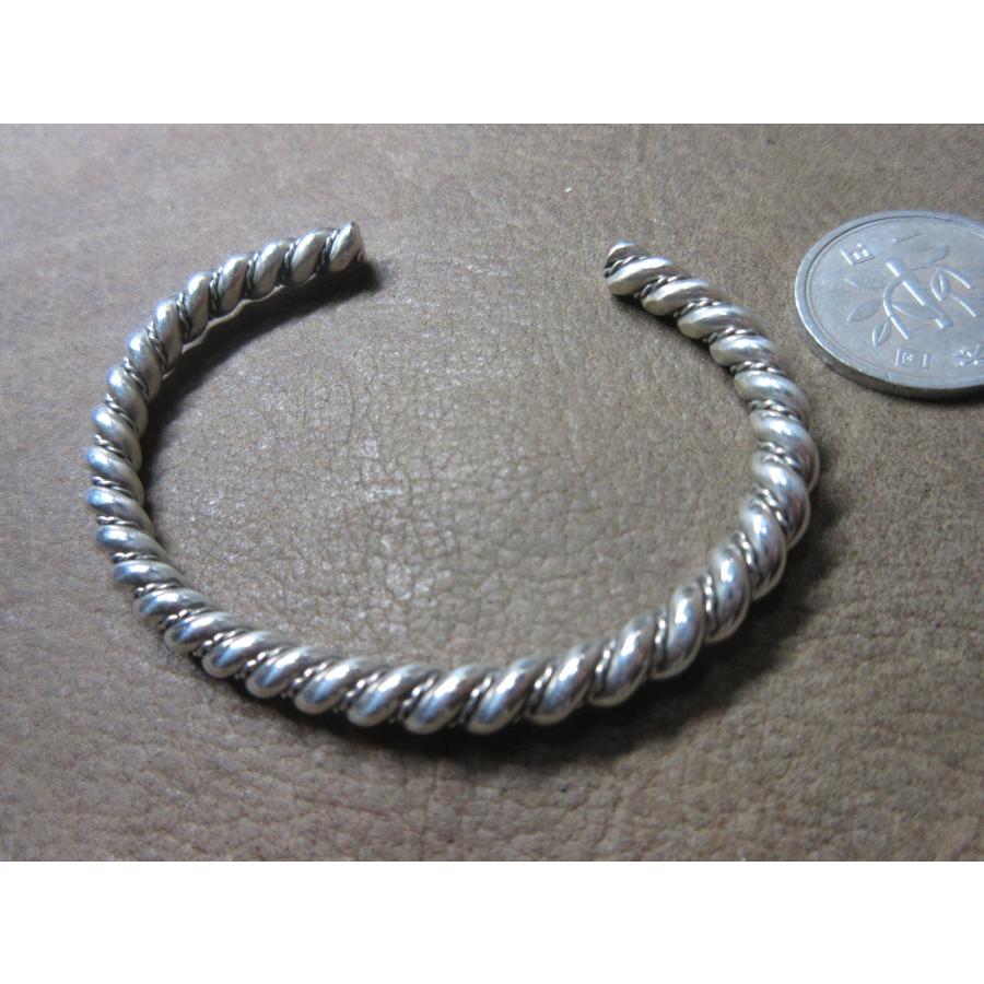 USA インディアンジュエリー '80s ナバホ族 ツイストワイヤー Sterling