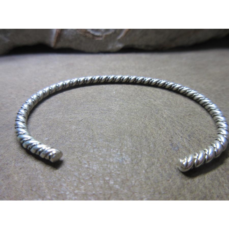 USA インディアンジュエリー '80s ナバホ族 ツイストワイヤー Sterling