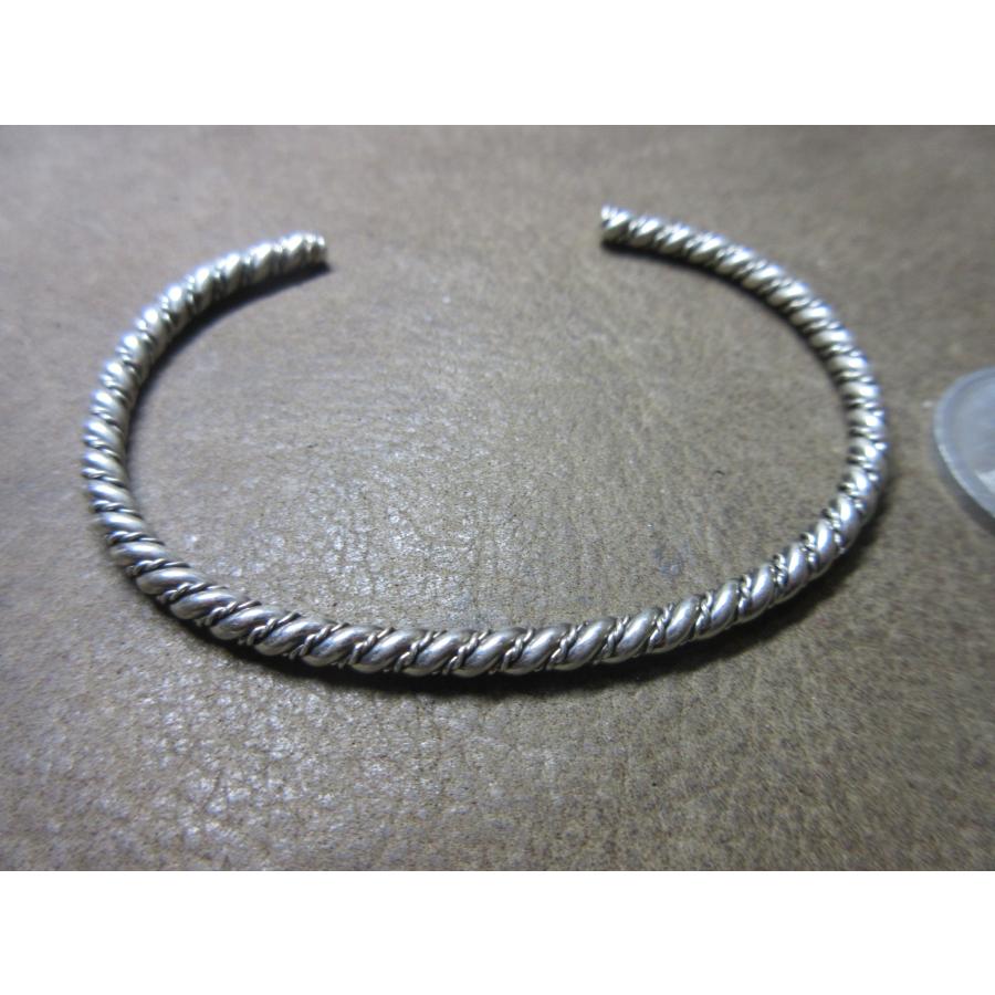 USA インディアンジュエリー '80s ナバホ族 ツイストワイヤー Sterling