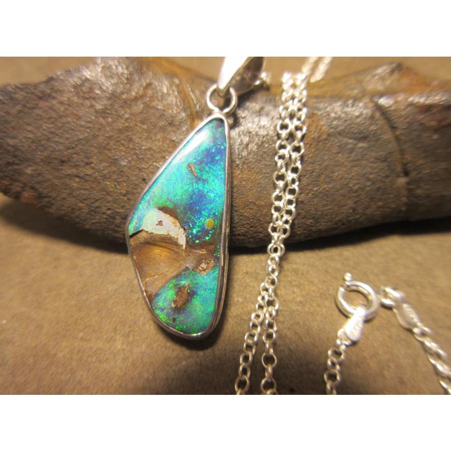 オパール ペンダントトップ 天然石 パワーストーン silver925 高品質