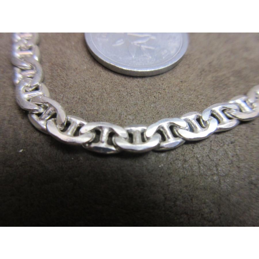 イタリア製 Silver925 シルバー ブレスレット 22.2cm n1111 : ABC-925