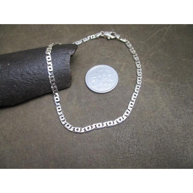 イタリア製 Silver925 シルバー ブレスレット 20.5cm n1178 : ABC-925