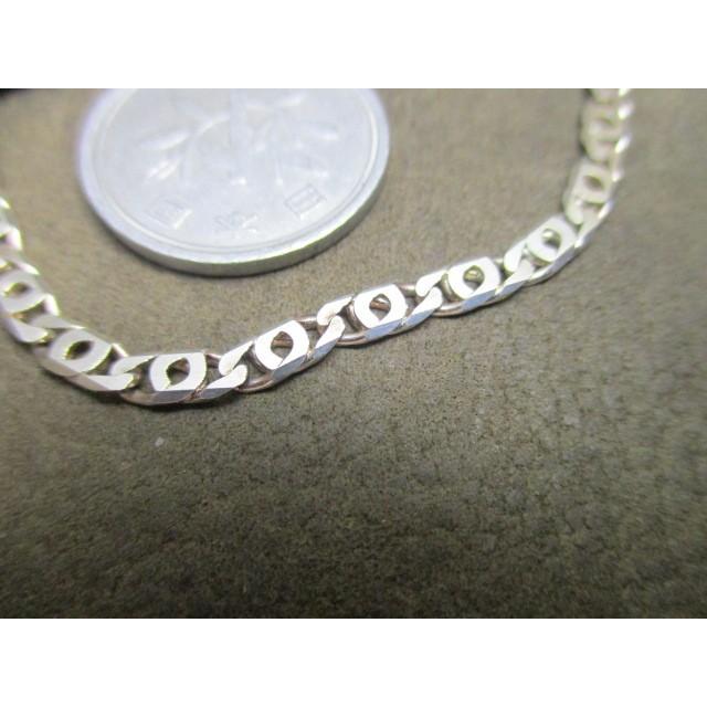 イタリア製 Silver925 シルバー ブレスレット 20.5cm n1178 : ABC-925